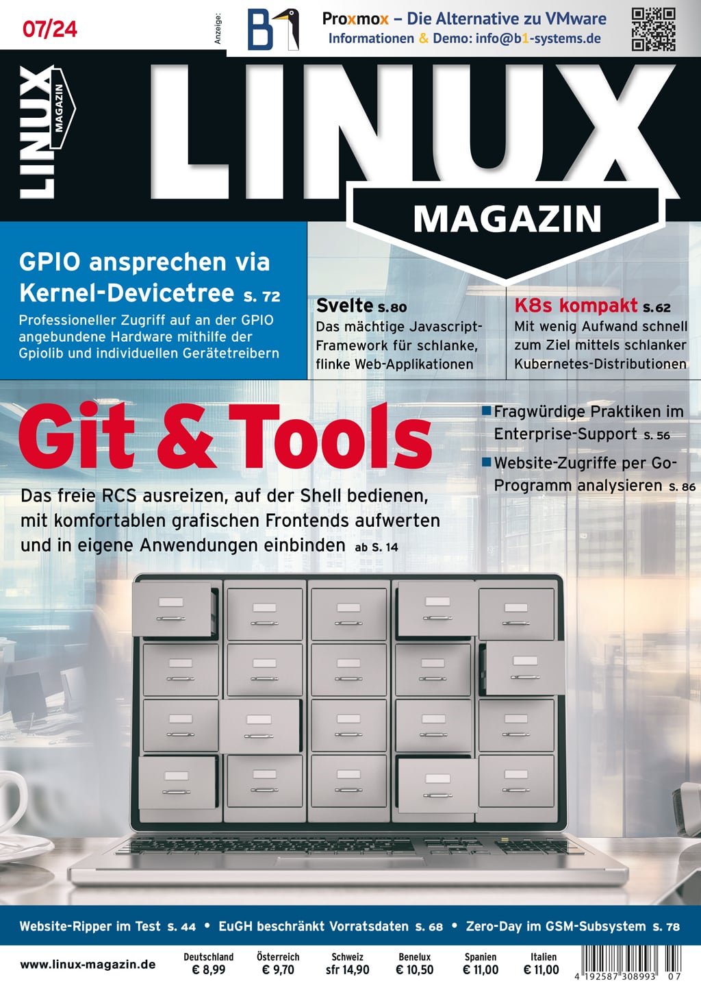 Cover of Linux Magazine issue 07/2024